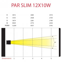 PAR SLIM 12x10W RGBW